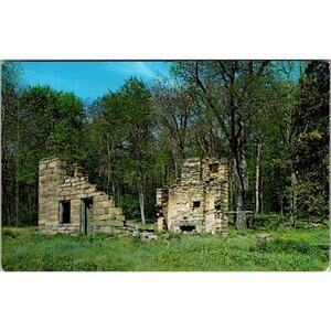 Ruins of The Old Stone House Franklin PA Vintage Postcard SP17-23